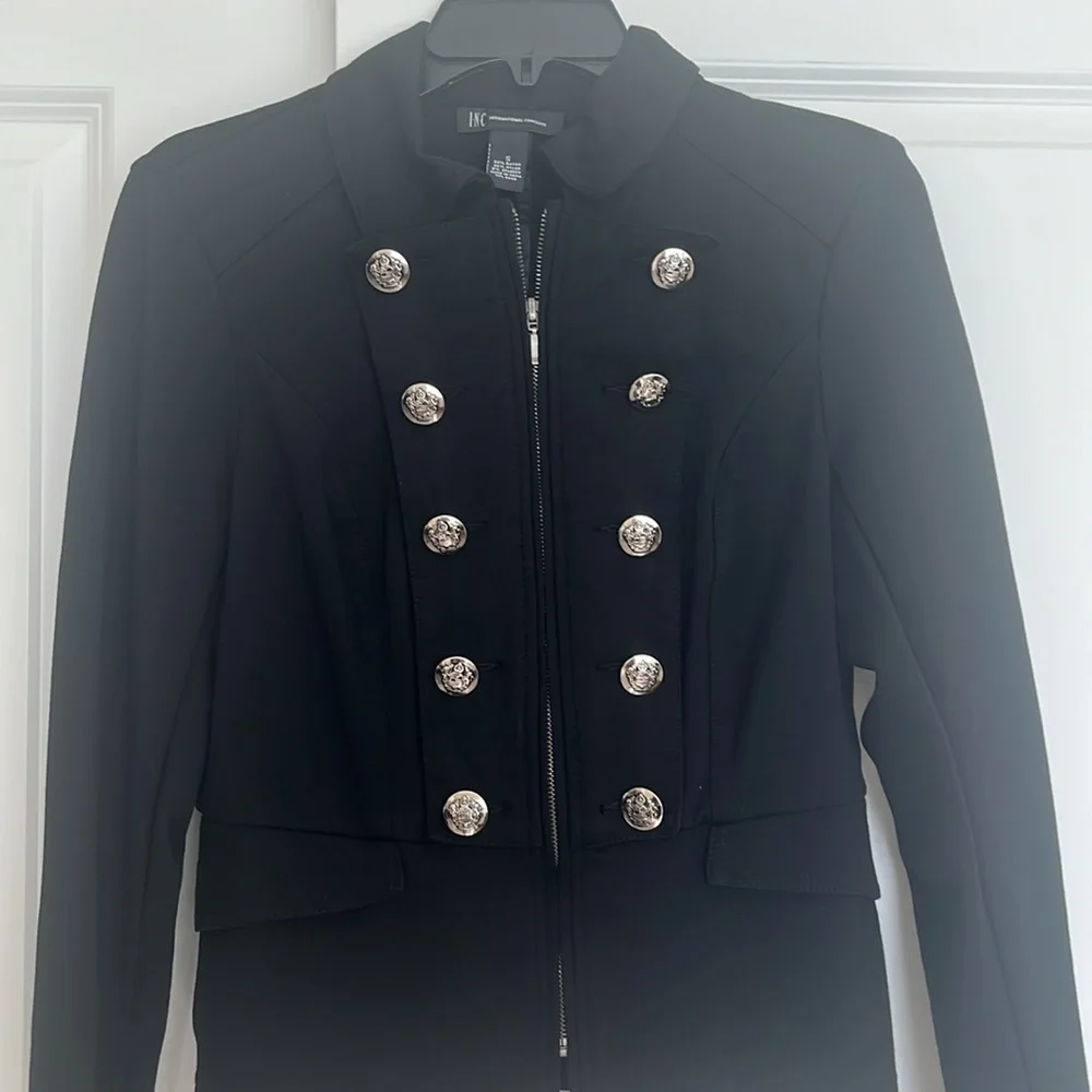 Black collar jacket - Picture 2 of 3